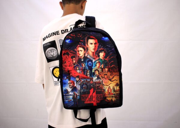Stranger Things Backpack   Laptop School Travel Backpack - Image 2