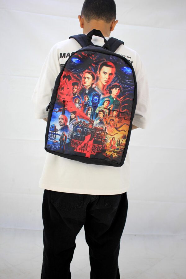 Stranger Things Backpack   Laptop School Travel Backpack - Image 4