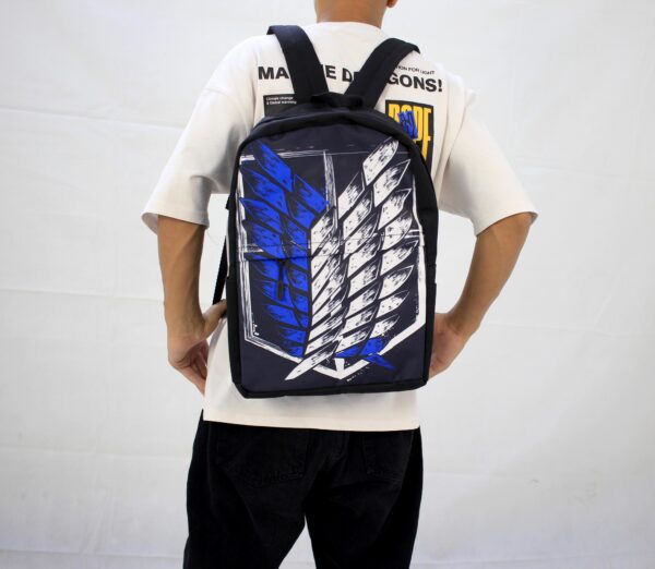 Attack on Titan Survey Corps Eren Anime Backpack Shoulder Bag - Image 3