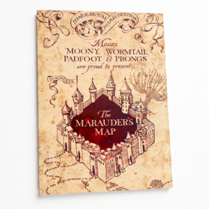 marauders map harry potter poster